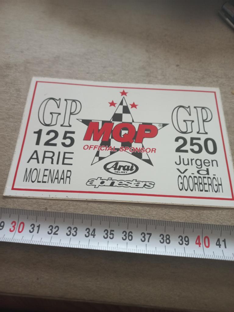 Gp 125/250 mqp arie molenaar jurgen v d goorbergh, Ophalen of Verzenden, Zo goed als nieuw