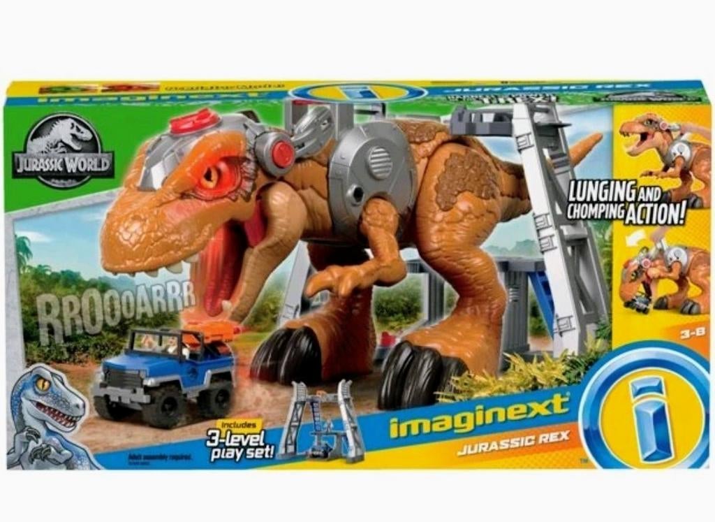 Fisher-Price Imaginext Jurassic World Rex speelset nieuw in, Kinderen en Baby's, Speelgoed | Fisher-Price, Ophalen of Verzenden