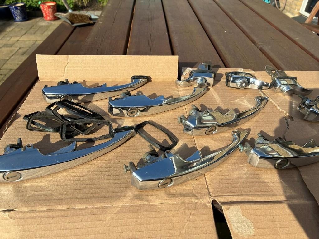chroom portiergrepen Volkswagen kever, Ophalen of Verzenden, Gebruikt, Volkswagen, Deur