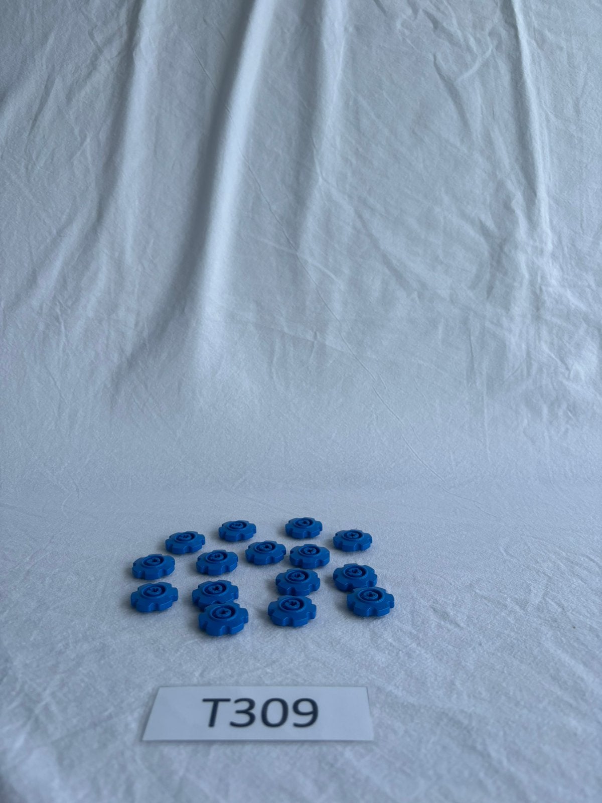 Lego Technic kleine blauwe tandwielen voor rupsbanden - T309, Lego, Lego, Lego, Ophalen of Verzenden