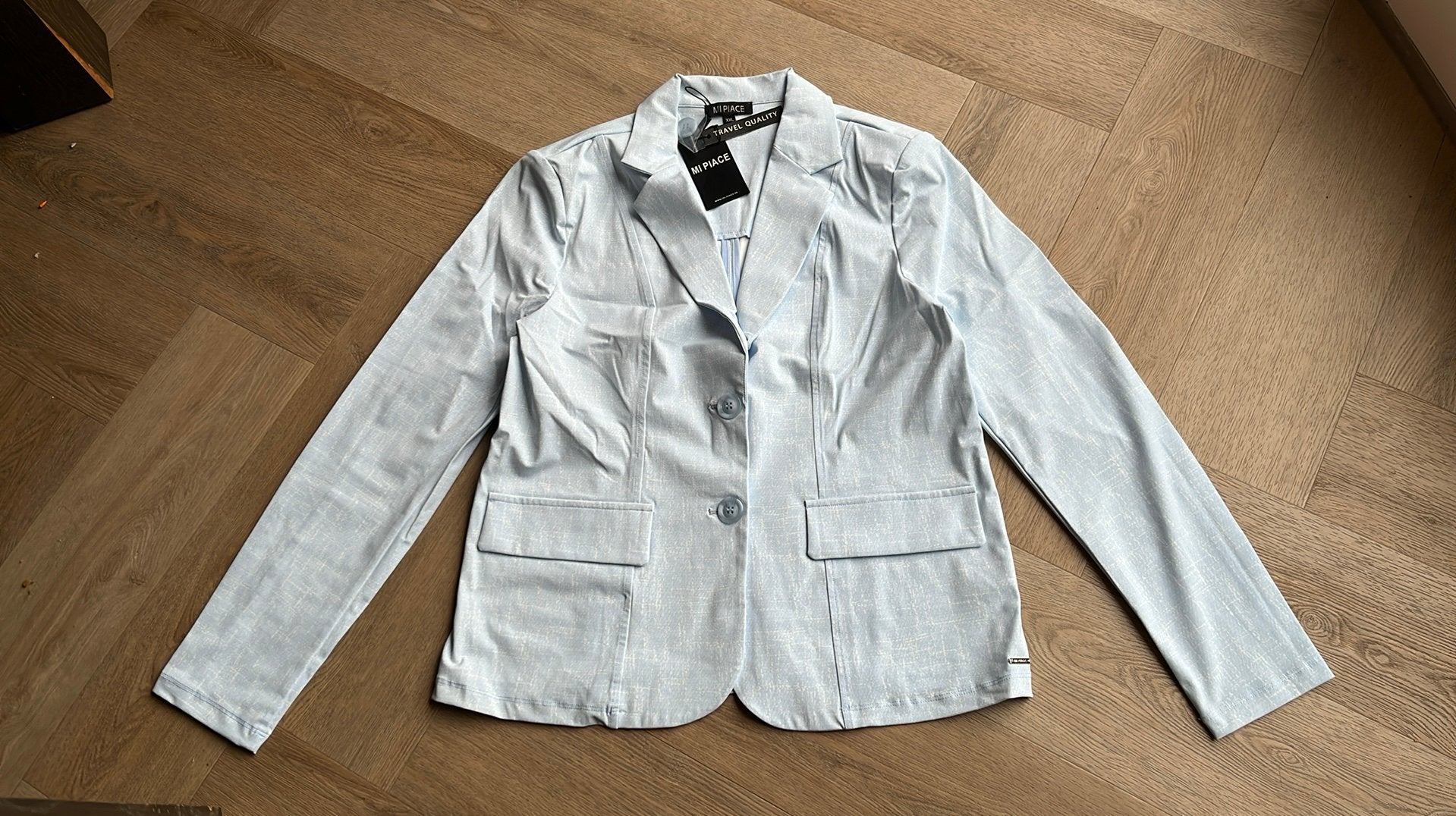Dames blazer maat XXL Mi Piace, Blauw, Maat 46/48 (XL) of groter, Nieuw, Ophalen of Verzenden