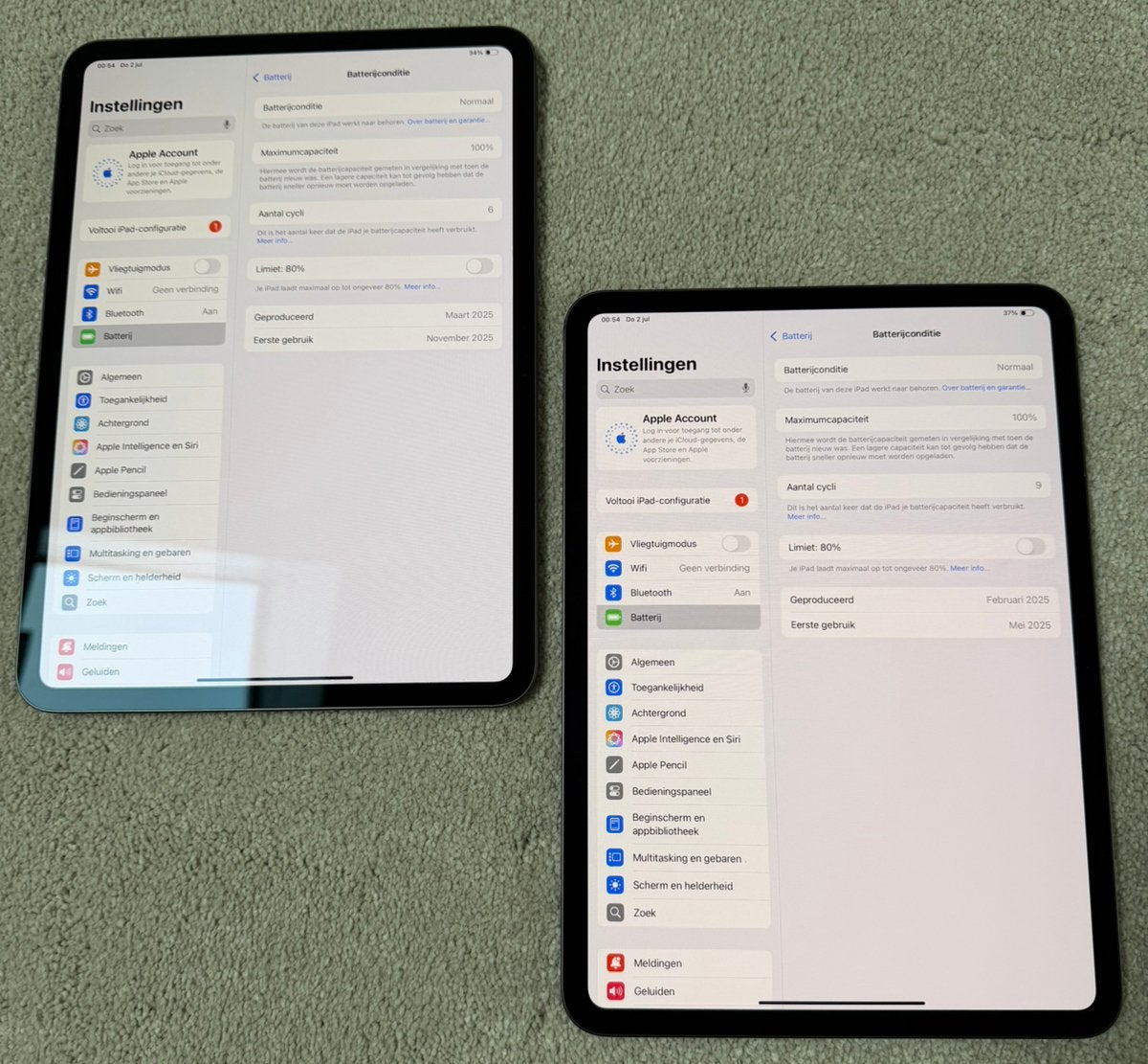  Apple Ipad Pro 11Inch 256GB 2024 Wifi kort gebruikt, Computers en Software, Apple iPads, Apple, Apple, 11 inch, Ophalen of Verzenden