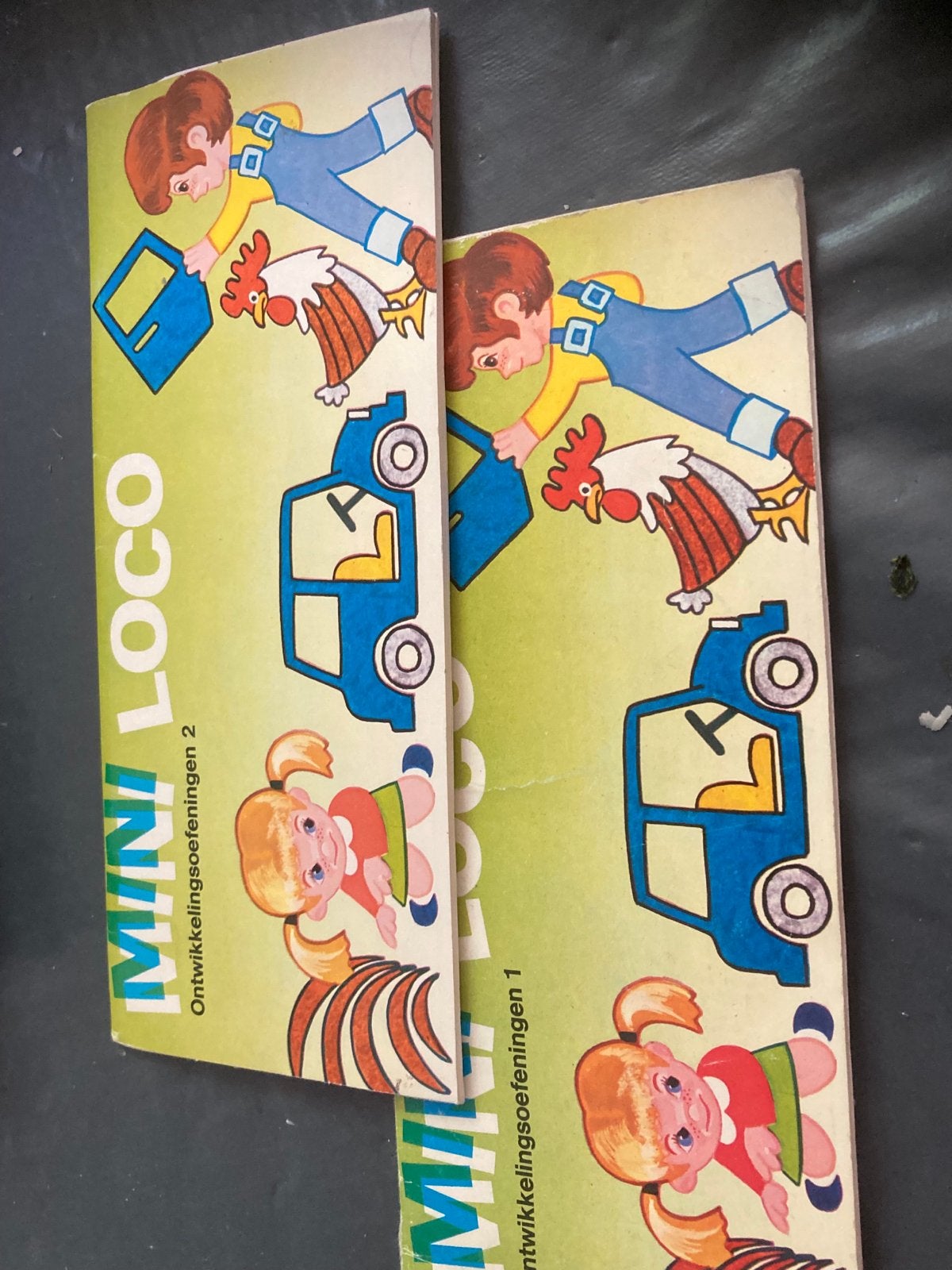 Mini Loco Ontwikkelingsoefeningen Boekjes 1 & 2, Ophalen of Verzenden, Gebruikt, Puzzelen