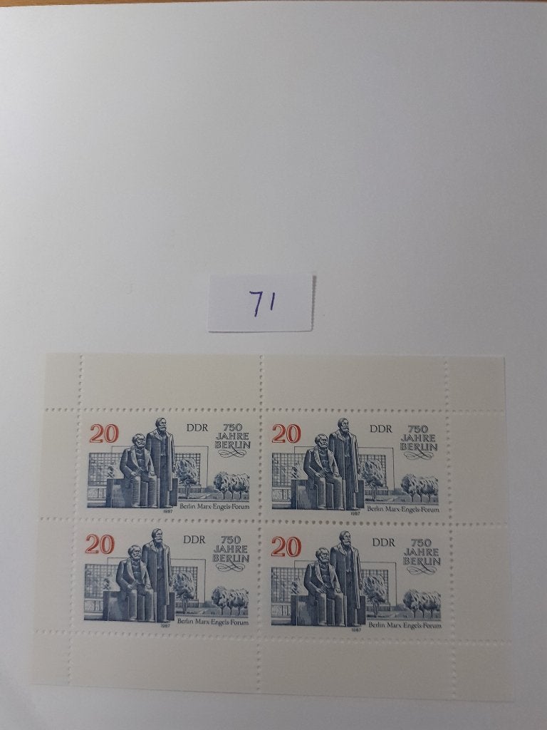 DDR, Postzegels en Munten, Verzenden, Overige landen, Postfris