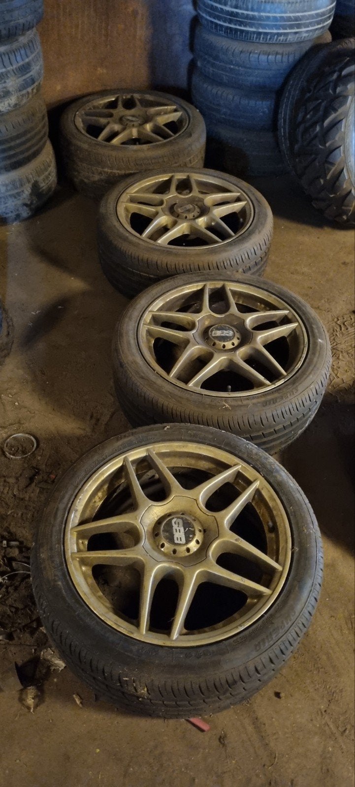 bbs 17 insch 5x112, Auto-onderdelen, Ophalen, Gebruikt, Velg(en), 17 inch