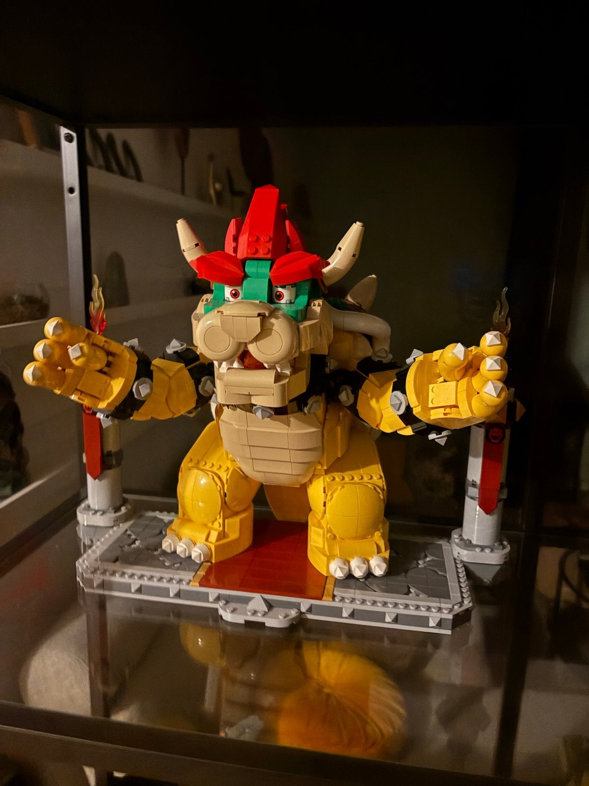 LEGO Super Mario De Machtige Bowser (71411), Ophalen of Verzenden, Zo goed als nieuw, Overige merken