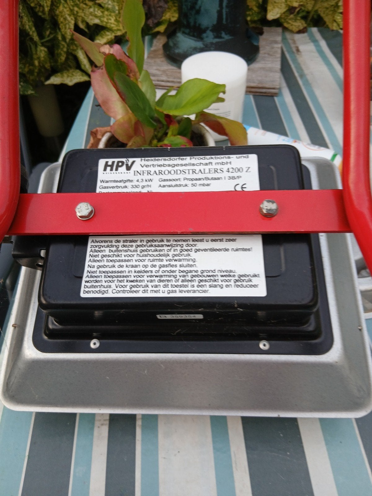 te koop aangeboden gas kachel voor cgas, Ophalen, Hydraulisch, Garagekrik