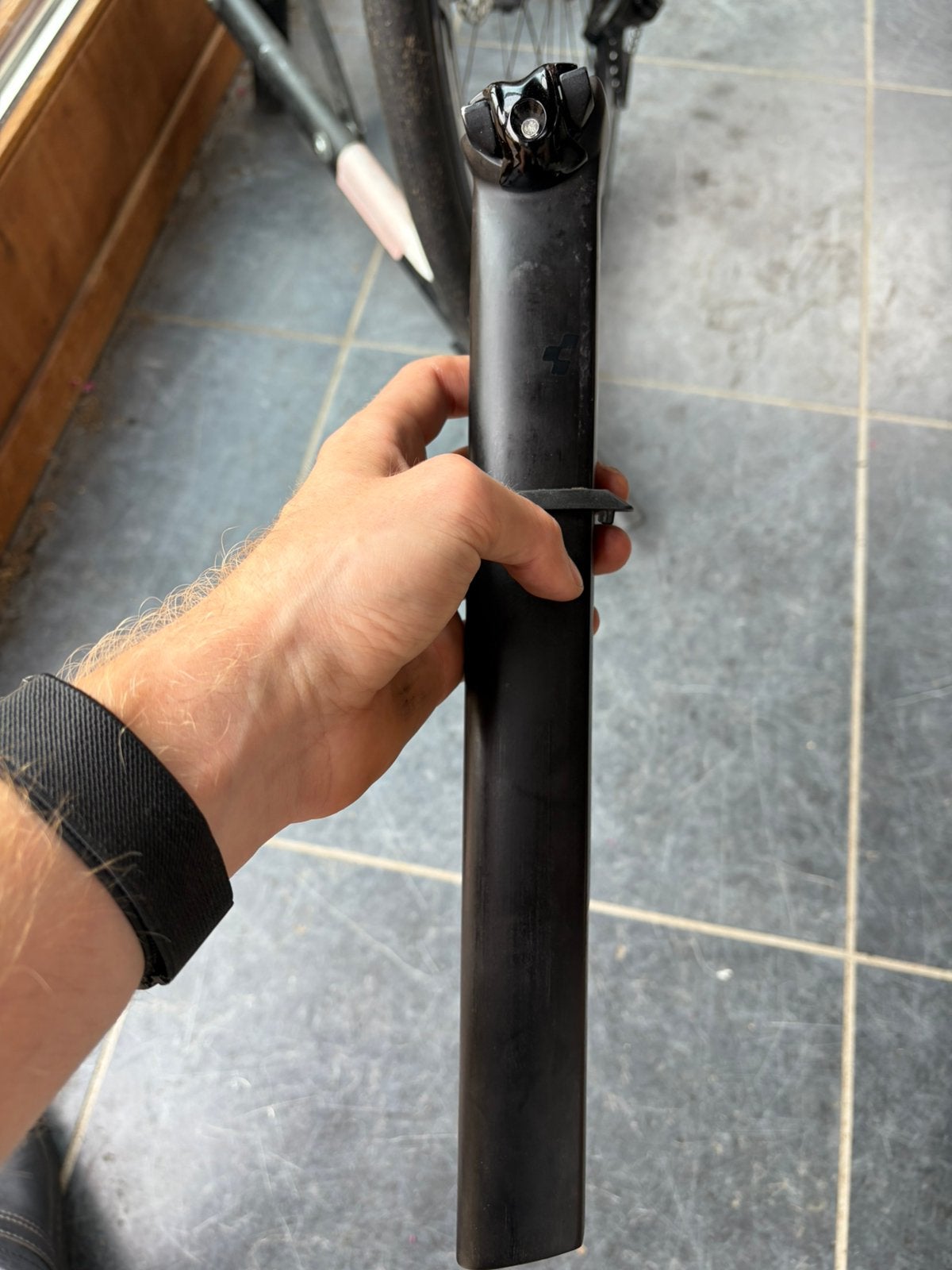 Cube Litening aero/air zadelpen, Ophalen, Carbon