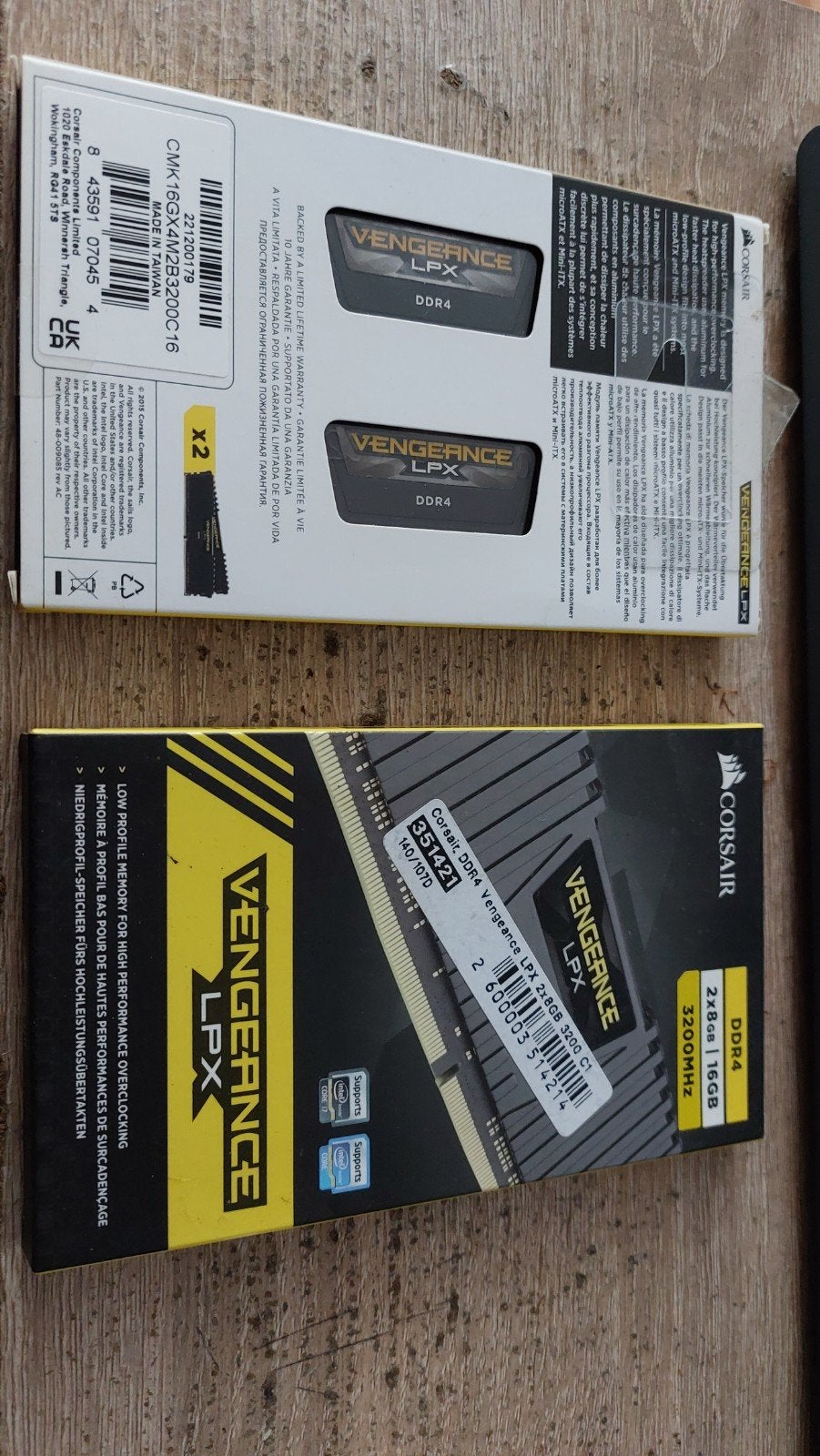 Corsair Vengeance LPX DDR4 RAM 32GB (4x8GB) 3200MHz, Computers en Software, RAM geheugen, Ophalen, Server, DDR4, Zo goed als nieuw