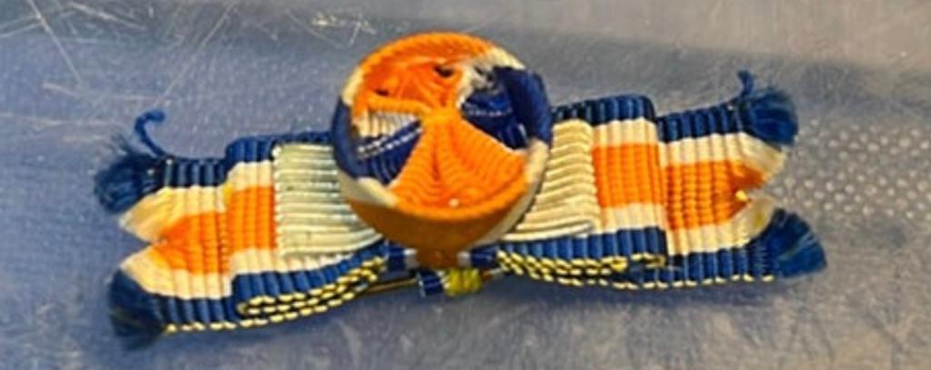 Reversstrik Commandeur Oranje Nassau  Medaille, Ophalen of Verzenden, Lintje, Medaille of Wings