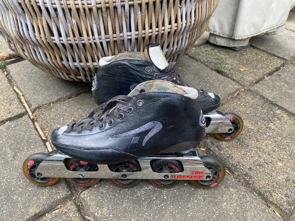 Skeelers maat 42, Sport en Fitness, Skeelers, Overige merken, Gebruikt, Inline skates 5 wielen, Dames