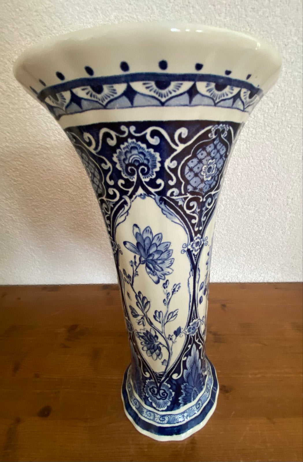 Prachtige Delfts Blauwe Set: Pot met Deksel en 2 Vazen, Antiek en Kunst, Ophalen
