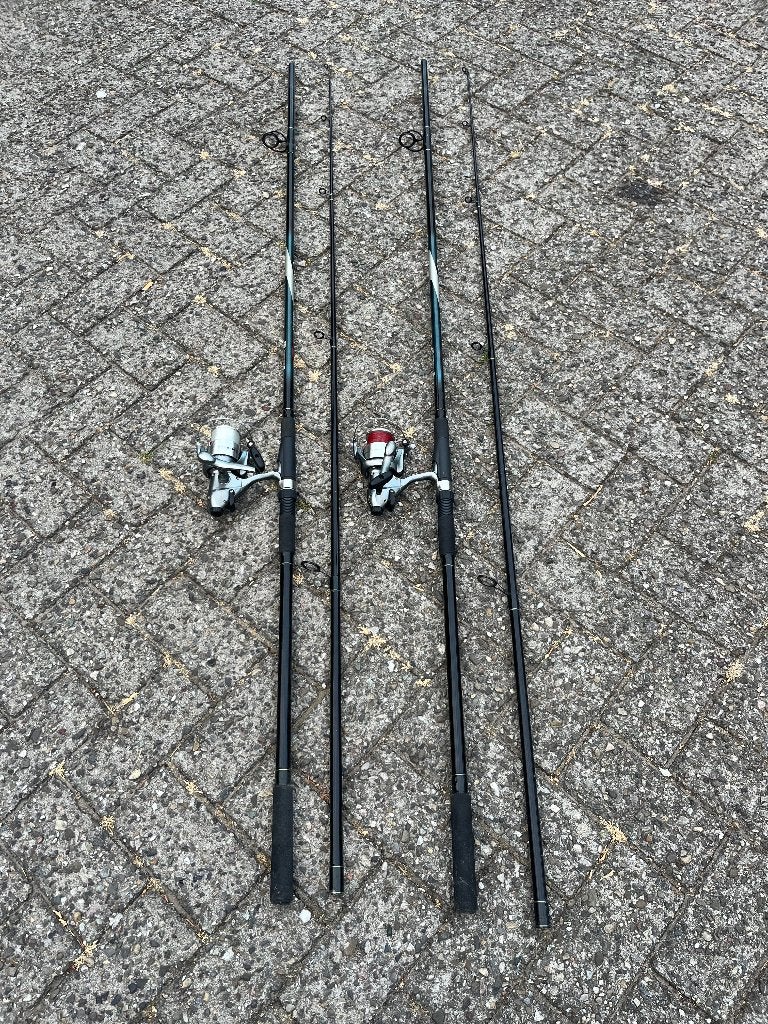 Karperset: 2x Ron Thompson Superior (2.5lbs) + EFT Molens, Ophalen, Gebruikt, Complete hengel