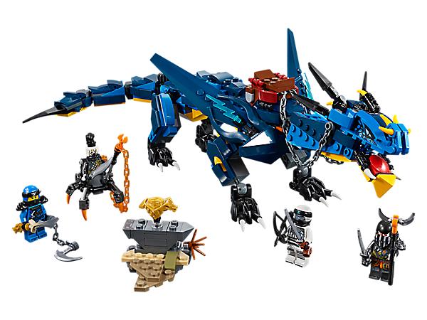Lego Ninjago 70652 Bliksemdraak - Compleet met instructies, Lego, Ophalen of Verzenden, Zo goed als nieuw, Complete set