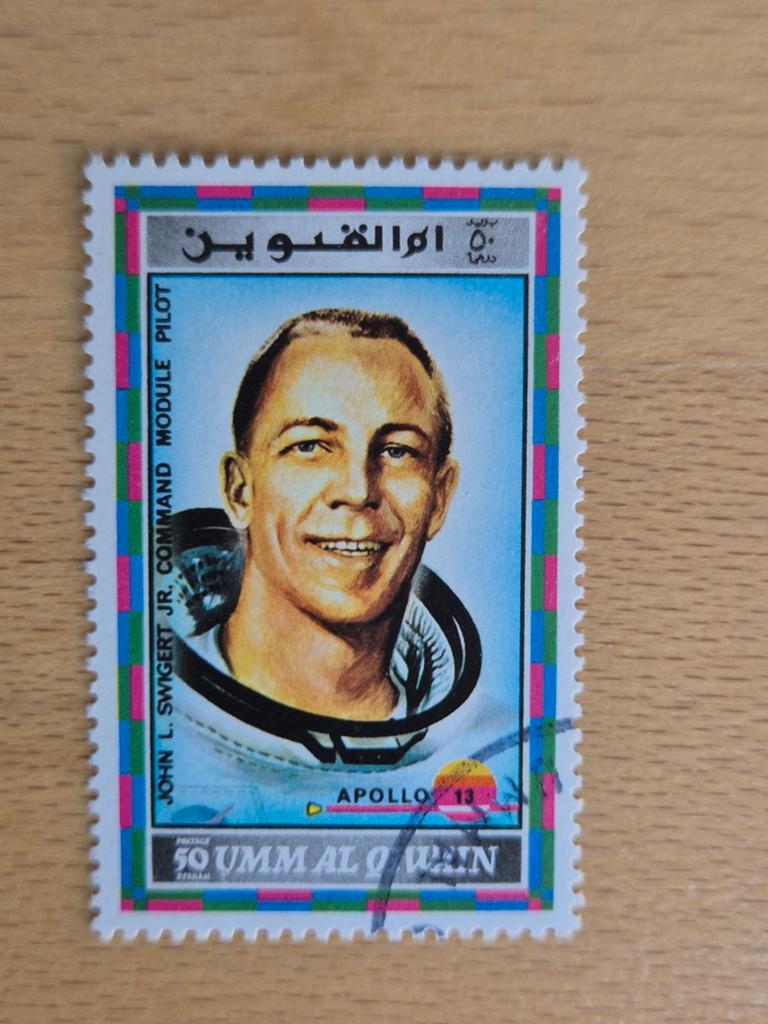 Umm al-Qiwain 1970 ruimtevaart, Ophalen of Verzenden, Gestempeld, Midden-Oosten