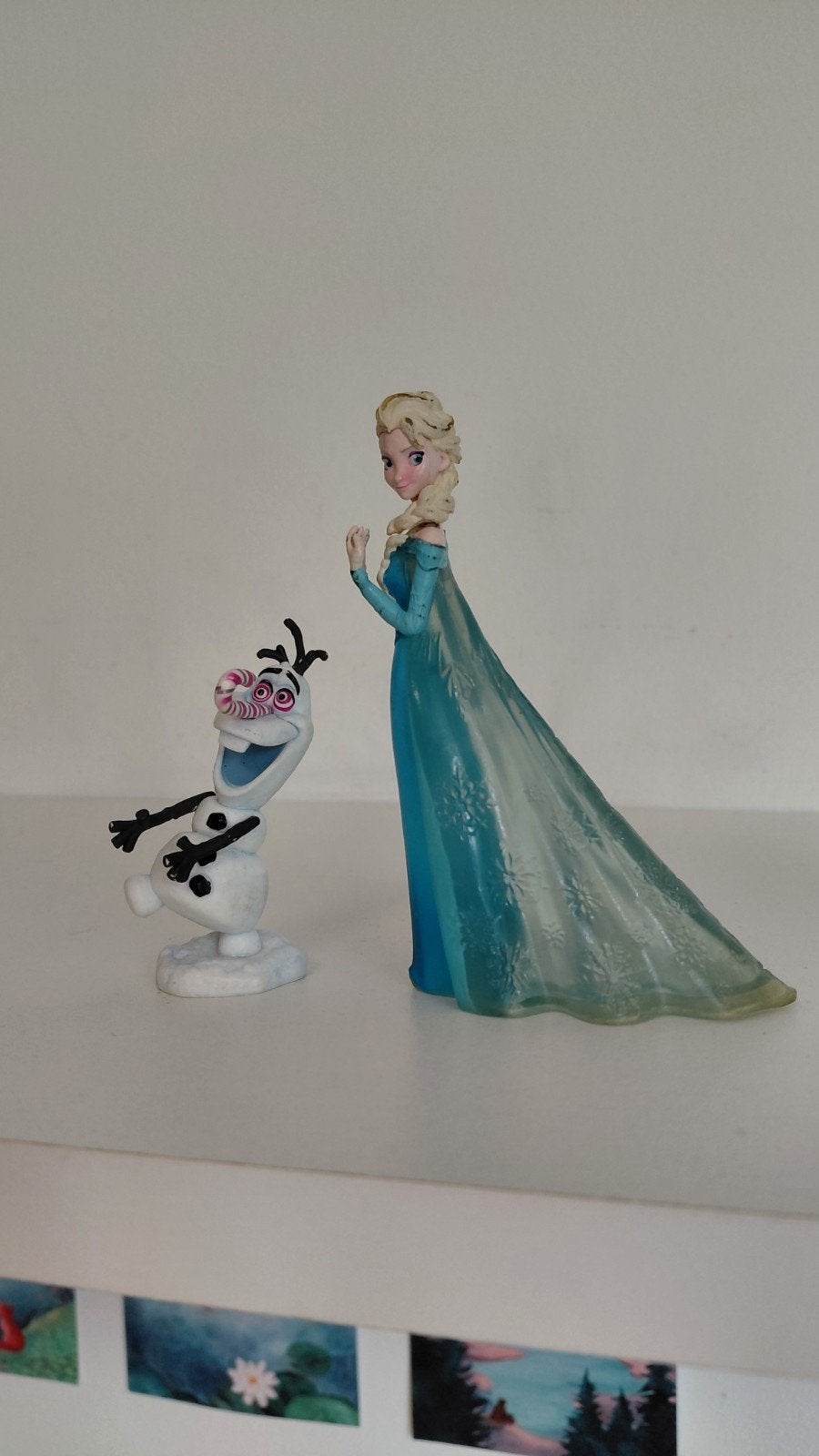 2 Frozen Disney poppetjes, Ophalen of Verzenden, Zo goed als nieuw
