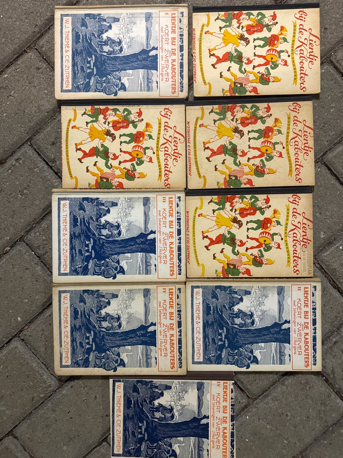 Lientje bij de Kabouters - Koert Zwerver (9 boeken), Boeken, Ophalen of Verzenden, Gelezen, Sprookjes