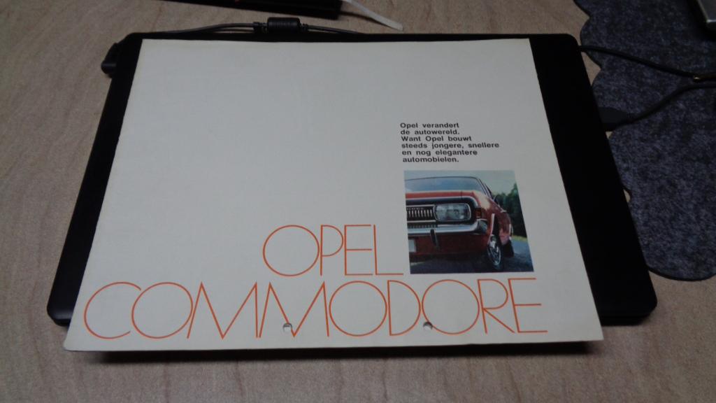 Folder Set  OPEL  COMMODORE - GS ,  10-1968, Boeken, Verzenden, Gelezen, Opel