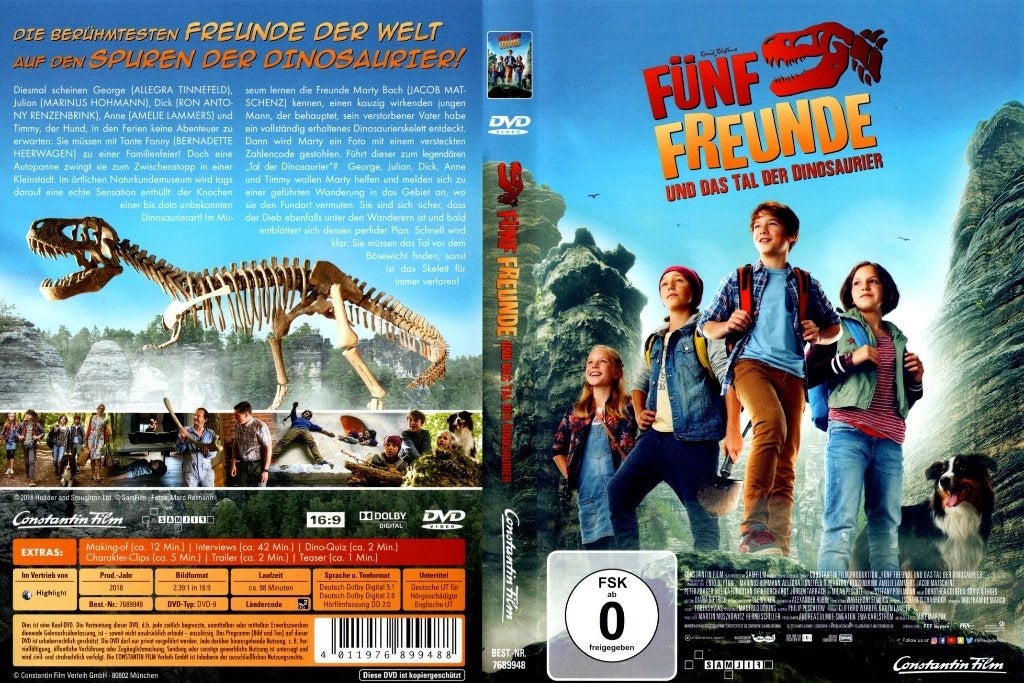 Fünf freunde und das tal der dinosaurier, Alle leeftijden, Ophalen of Verzenden, Zo goed als nieuw