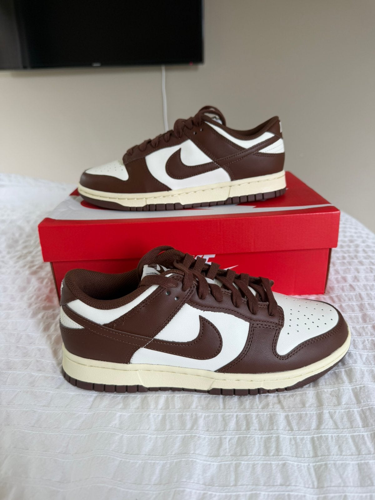 Nike dunk low sail/cacoa wow-coconut milk, Bruin, Nieuw, Ophalen of Verzenden, Sneakers of Gympen
