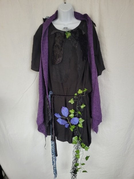 Gave blauw-paarse heks mt Xl/XXL incl. NIEUWE heksenhoed!, Kleding | Dames, Carnavalskleding en Feestkleding, Carnaval, ., Maat 46/48 (XL) of groter