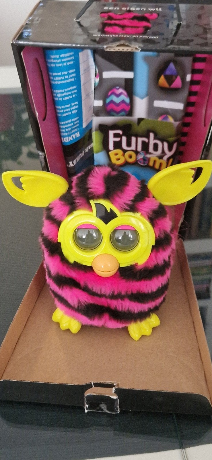Furby Boom Roze/Zwart gestreept, nooit gebruikt= nieuw, Ophalen of Verzenden, Zo goed als nieuw, Jongen of Meisje