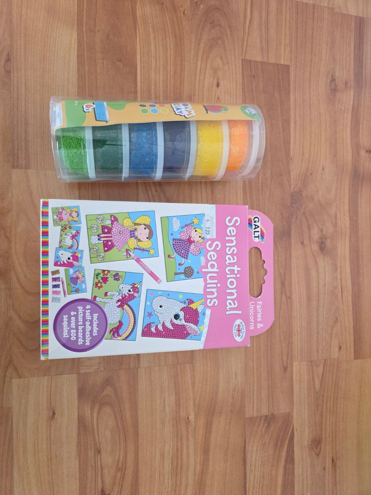 unicorn diamond painting en foam klei, Fantasie, Gebruikt, Educatief, Meerkleurig