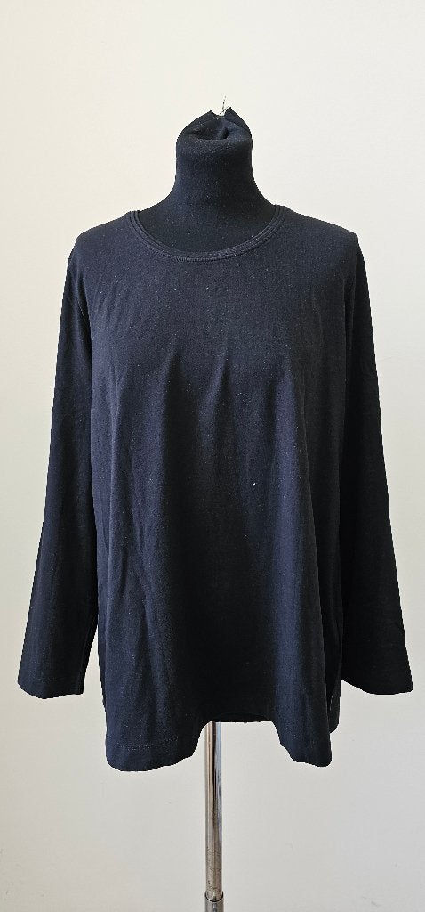 Zwart OSKA shirt met lange mouwen maat 44 (26), Zwart, OSKA, Gedragen, Shirt of Top