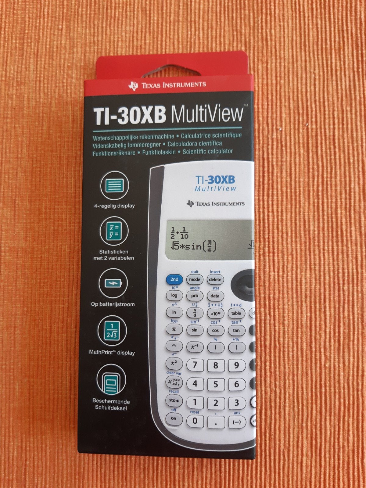 Rekenmachine Texas TI-30XB multiview NIEUW, Ophalen of Verzenden, Nieuw