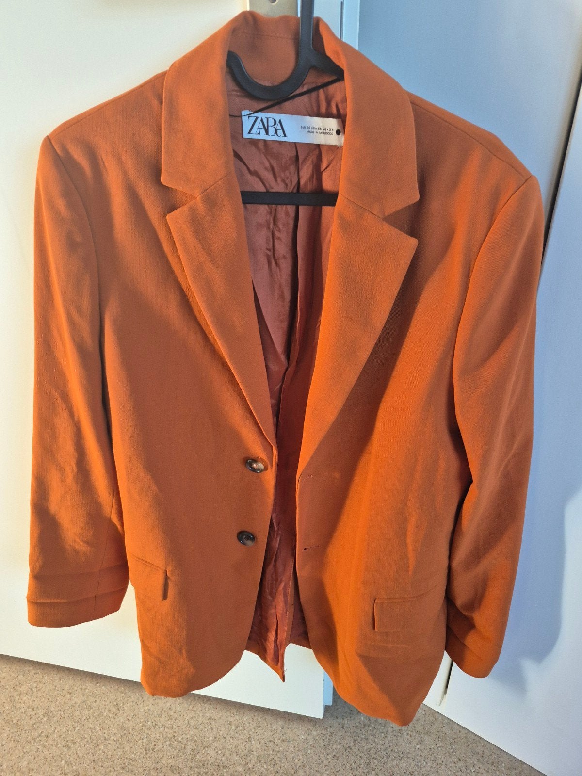 Zara oranje blazer maat xs, Kleding | Dames, Zara, Oranje, Ophalen of Verzenden, Zo goed als nieuw