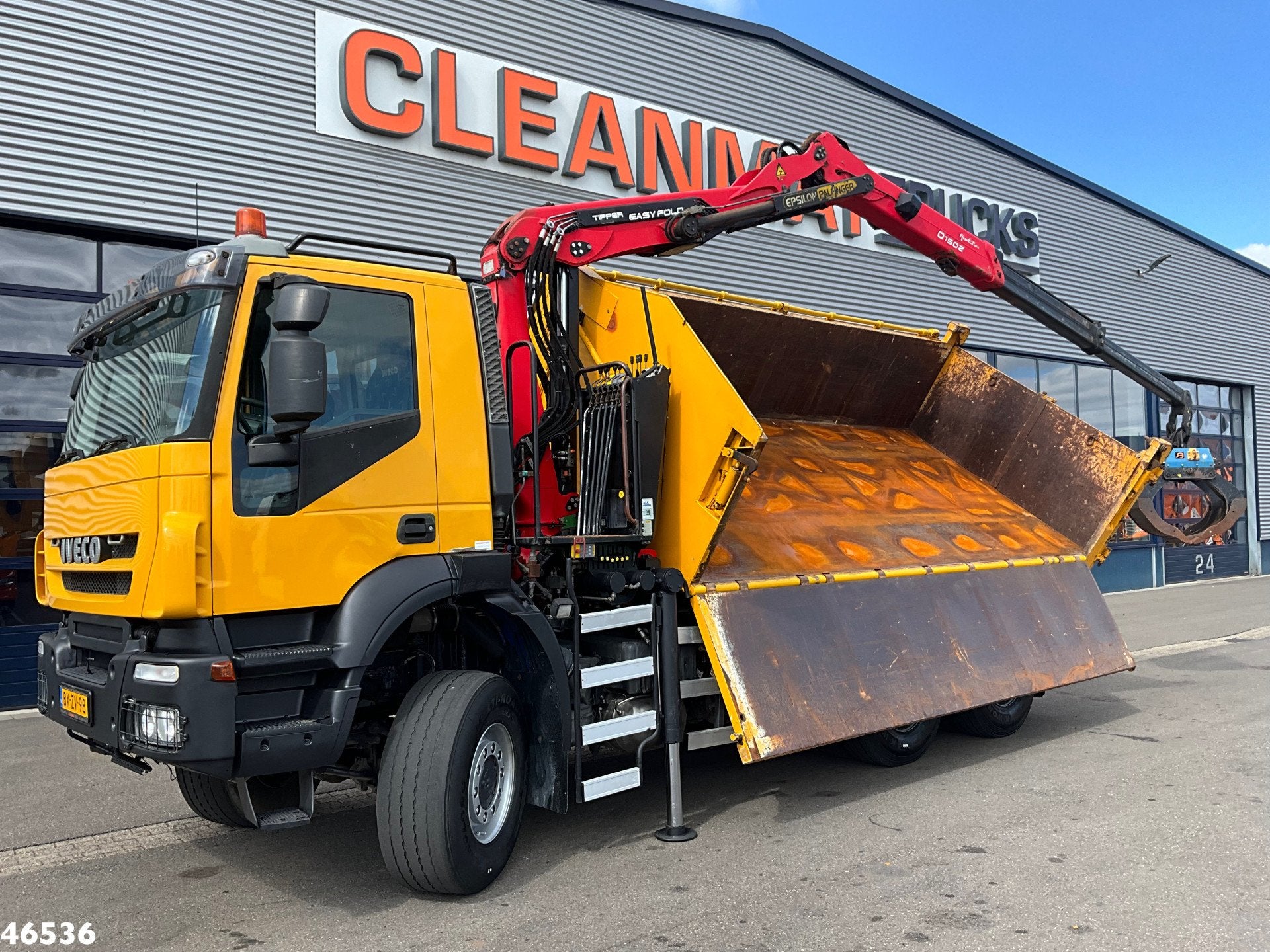 Iveco Trakker AD380T41W 6x6 Palfinger 15 Tonmeter Z-kraan Ju, Automaat, Euro 5, Parkeercamera, Iveco
