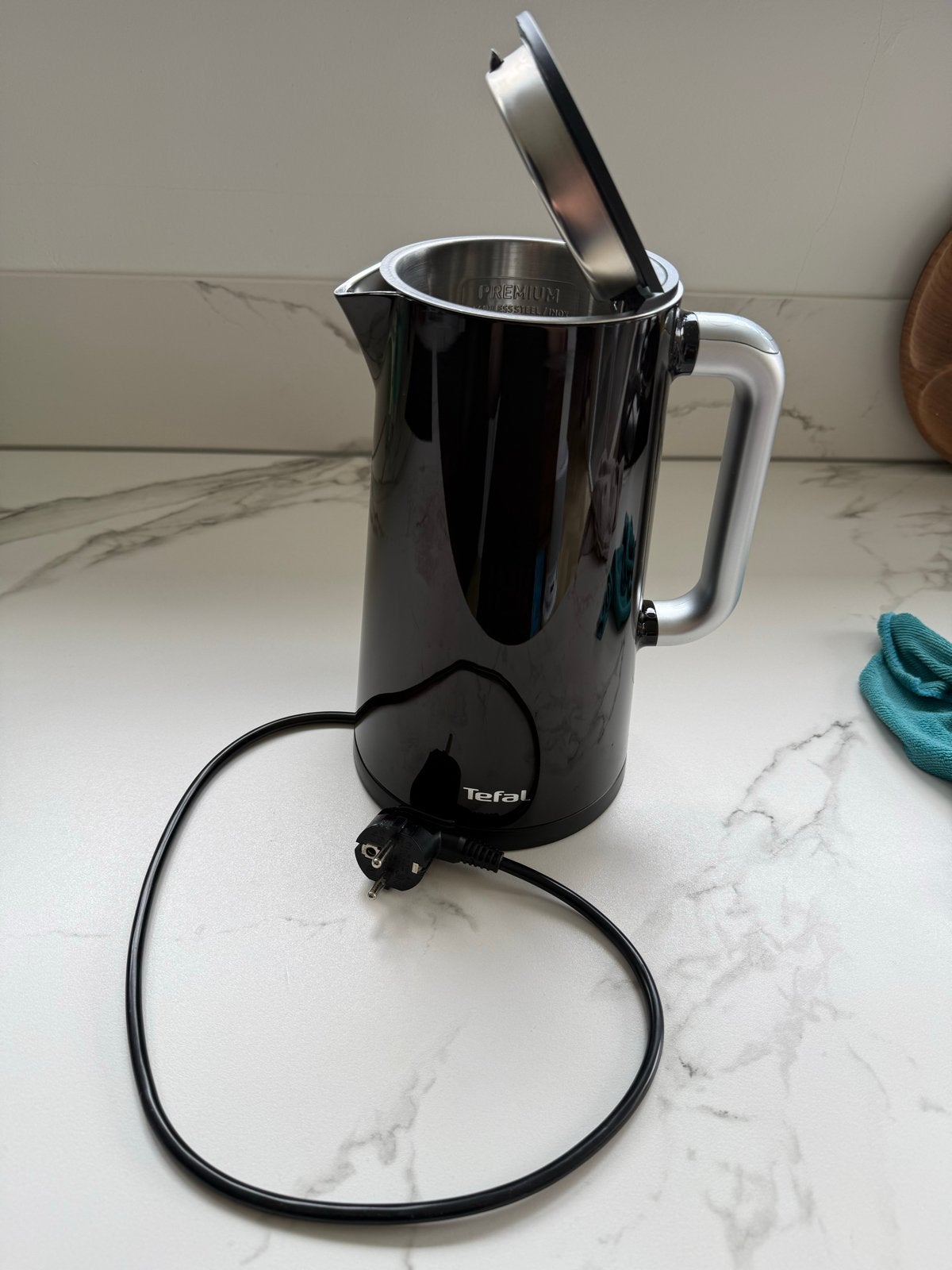 Tefal Smart'n Light Waterkoker 1.7L met Temperatuurinstellin, 1 tot 2 liter, Ophalen of Verzenden, Gebruikt, Draadloos