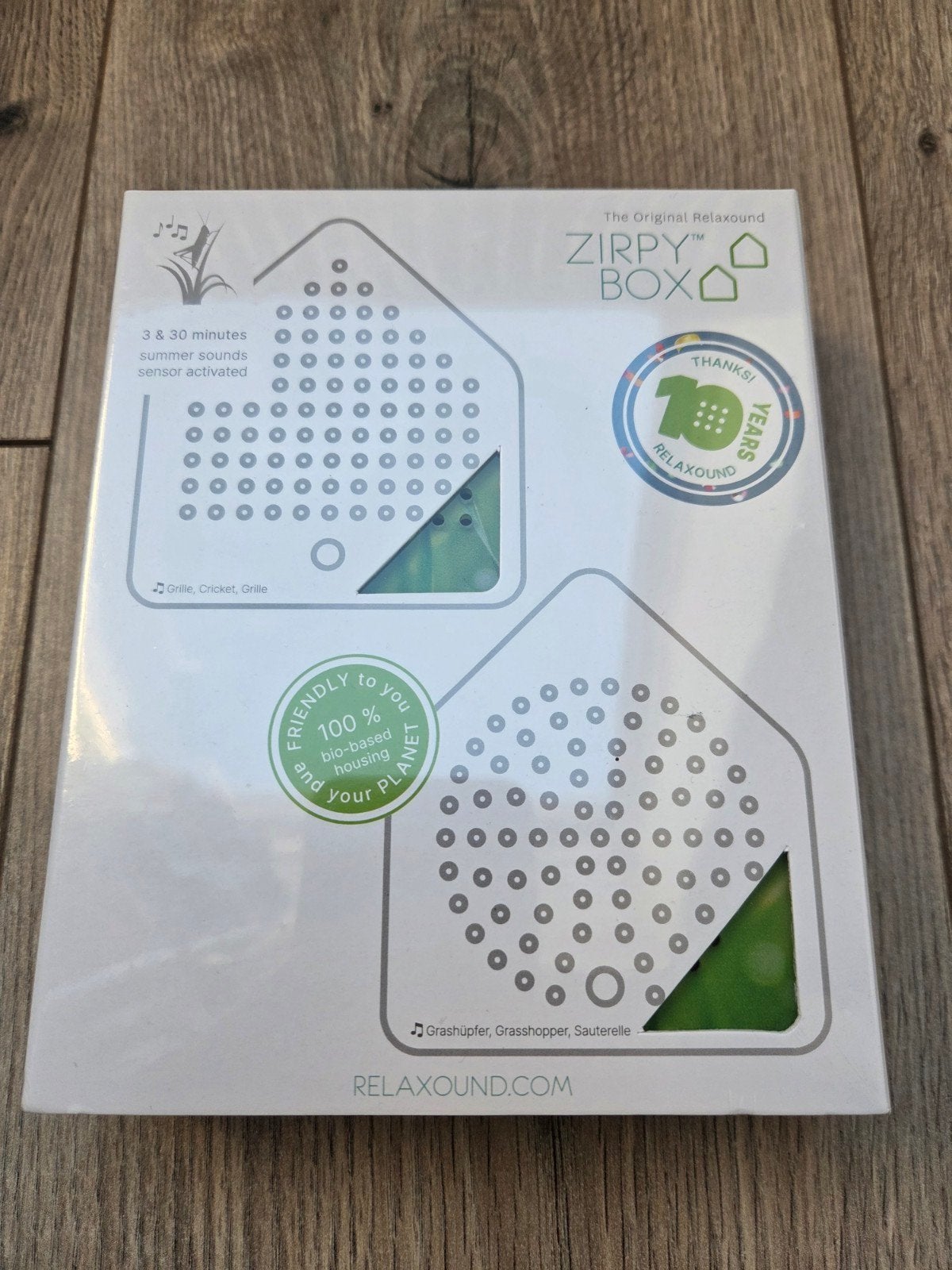 Relaxound Zirpybox (nieuw): Ontspannende Natuurgeluiden, Ophalen of Verzenden, Nieuw