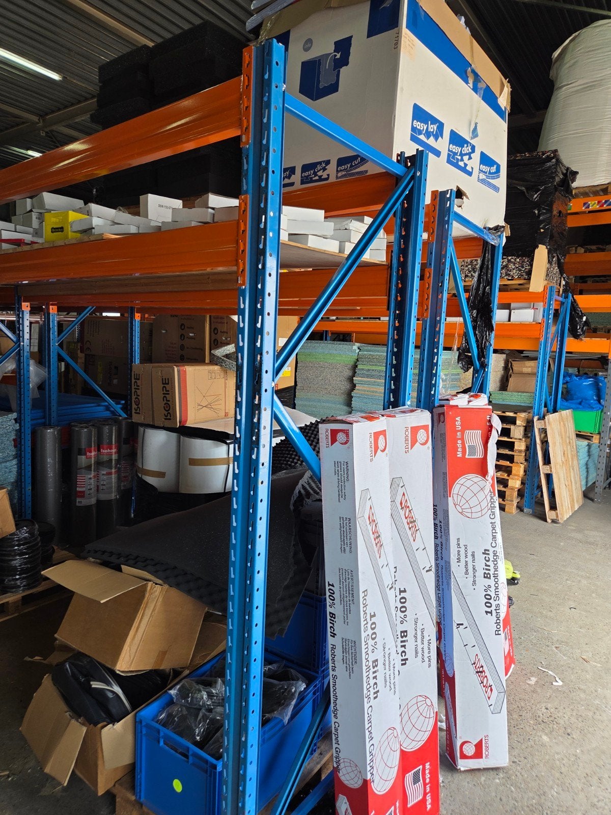 Stow Palletstelling - Oranje/Blauw in Goede Staat, Zakelijke goederen, Kantoor en Winkelinrichting | Magazijn, Stelling en Opslag