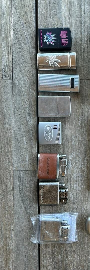 Zippo aanstekers verzameling, diverse, 8 stuks., Ophalen, Zo goed als nieuw, Aansteker