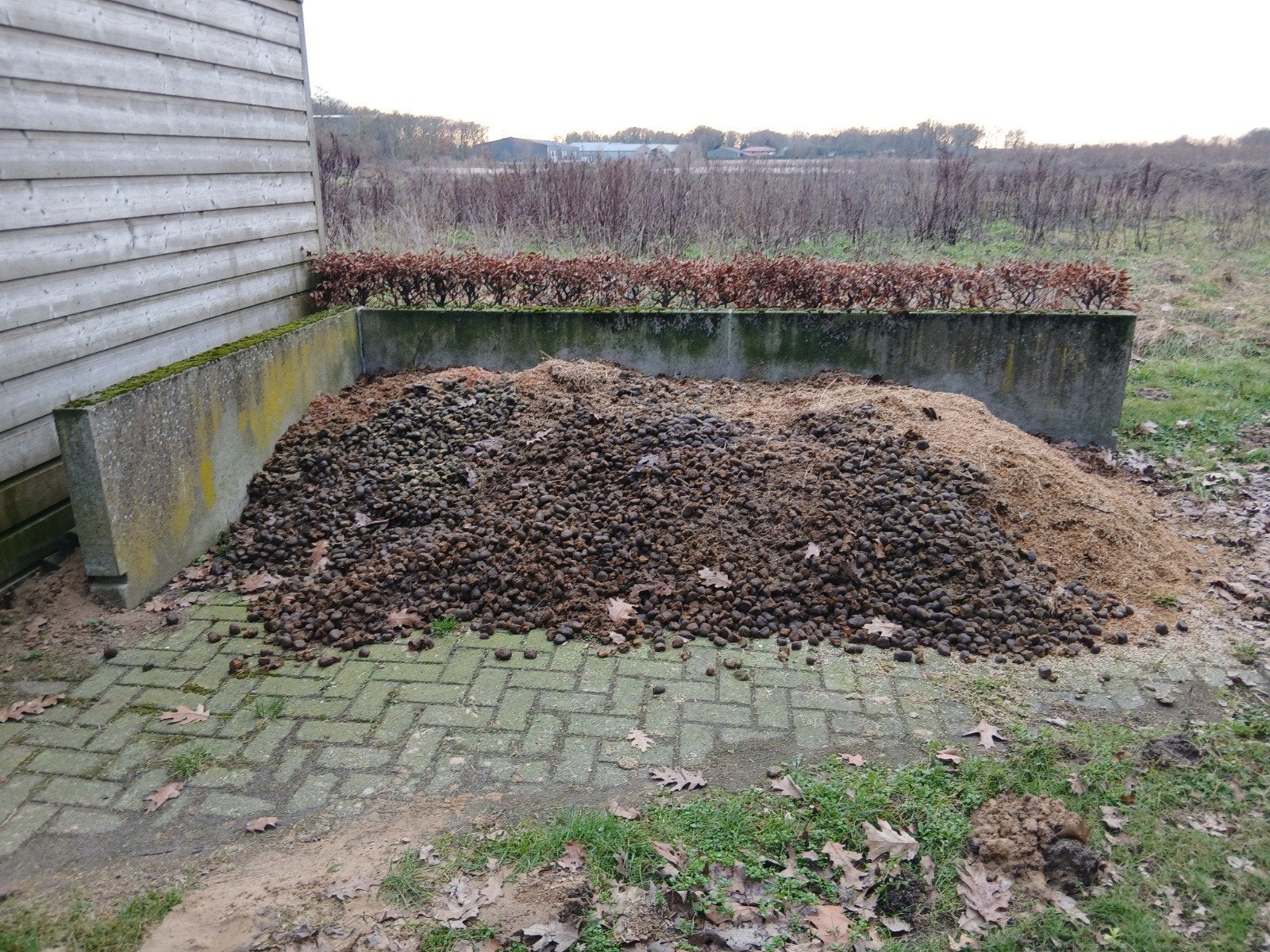 paardenmest, Ophalen, Mest