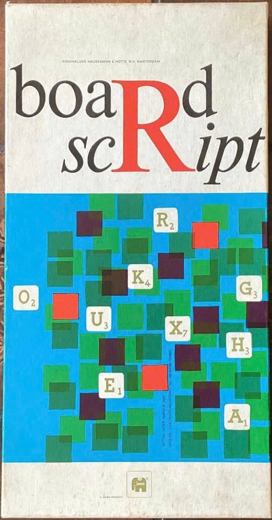 Scrabble Board Script – vintage editie, Ophalen of Verzenden, Zo goed als nieuw