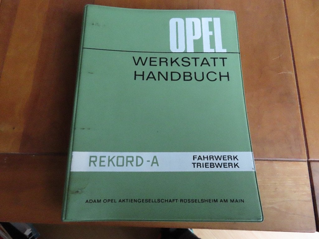 Werkplaatshandboek Opel Rekord A + Caravan +6-cilinders 1963, Auto diversen, Ophalen of Verzenden