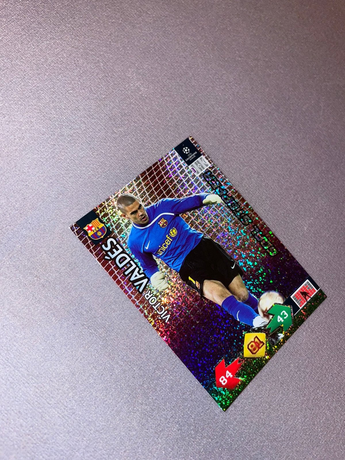 Victor Valdes 2009-2010 Panini Goal Stopper FC Barcelona, Ophalen of Verzenden, Zo goed als nieuw