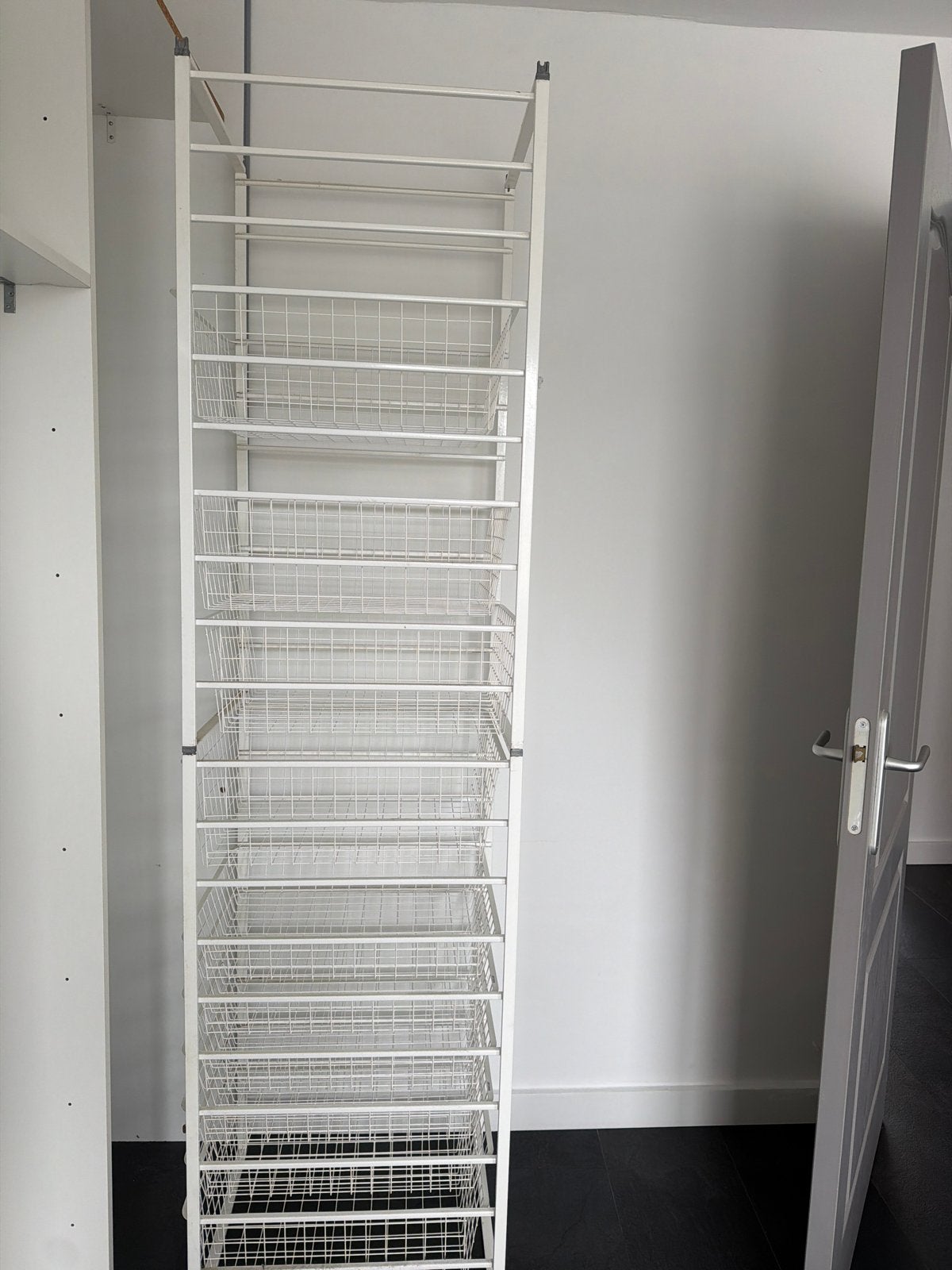 IKEA ELVARLI open kast met draadmanden, Ophalen, Met plank(en), Minder dan 50 cm, Gebruikt