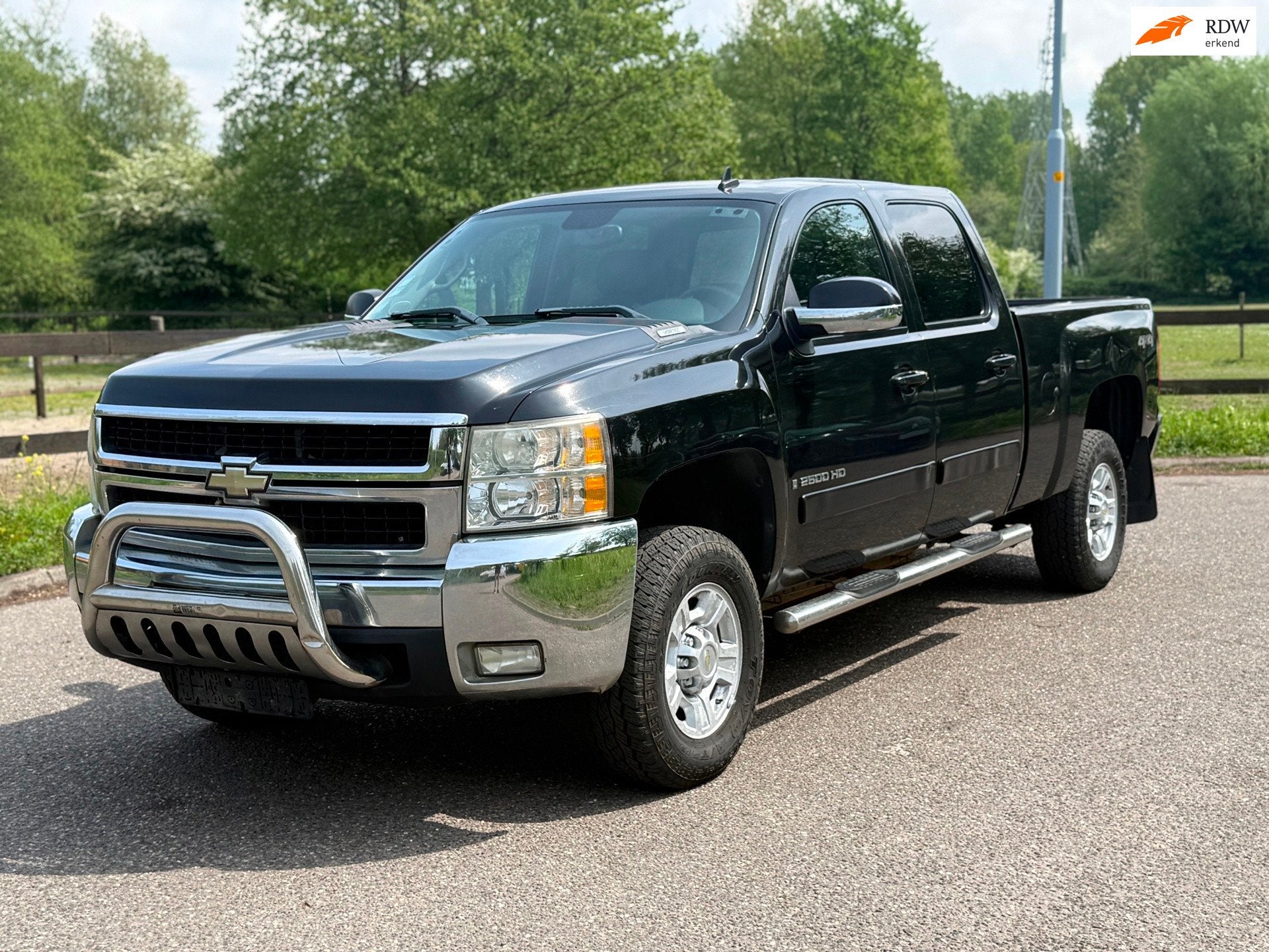 Chevrolet Silverado 2500 HEAVY DUTY 6.0 V8 4X4 Grijskenteken, Automaat, Gebruikt, Zwart, Vierwielaandrijving