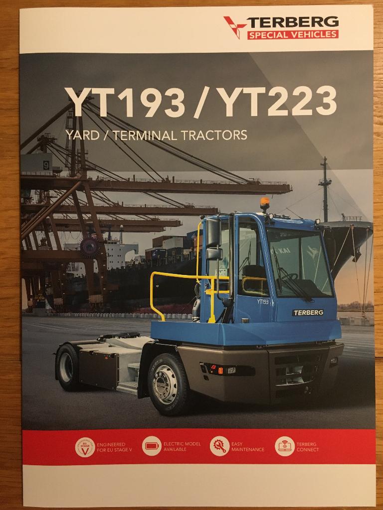 11x Terberg RT + RR + YT + TT Trekker brochures folders 2025, Boeken, Auto's | Folders en Tijdschriften, Nieuw, Overige merken