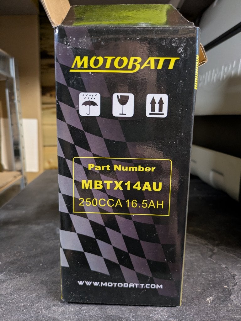 Motobatt MBTX14AU accu, Ophalen, Nieuw