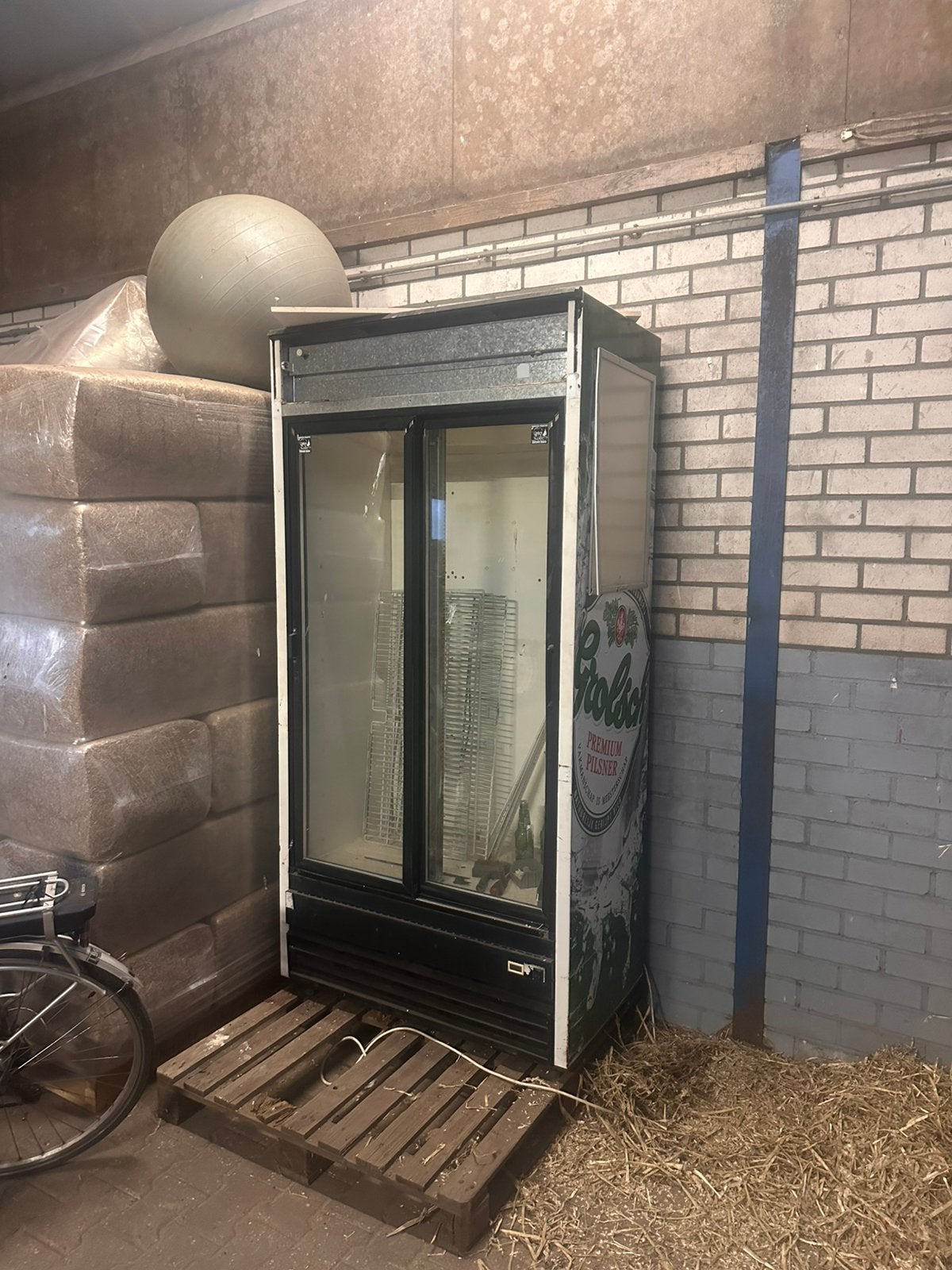 Grolsch koelkast defect, Gebruikt, Overige typen, Metaal, Ophalen