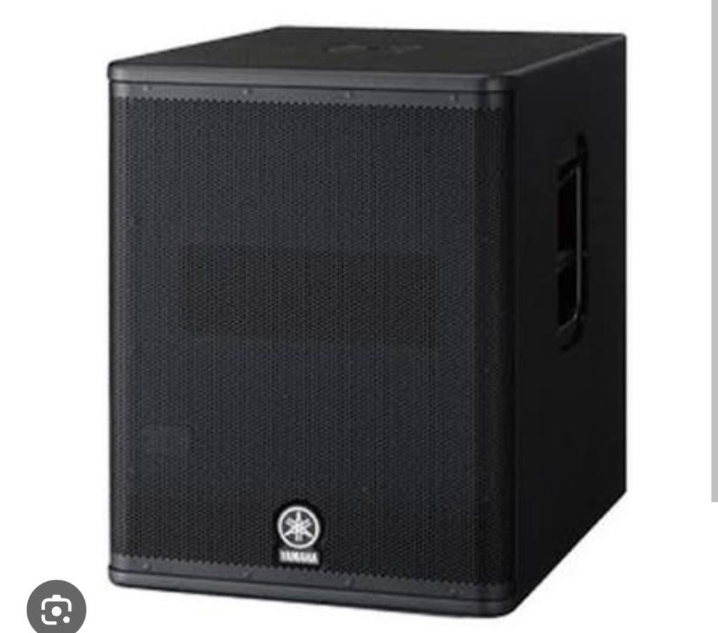 Yamaha speaker set drx 15 sub dxs  12 tops hoezen nieuwstaat, Ophalen, Zo goed als nieuw, Overige typen, Overige merken