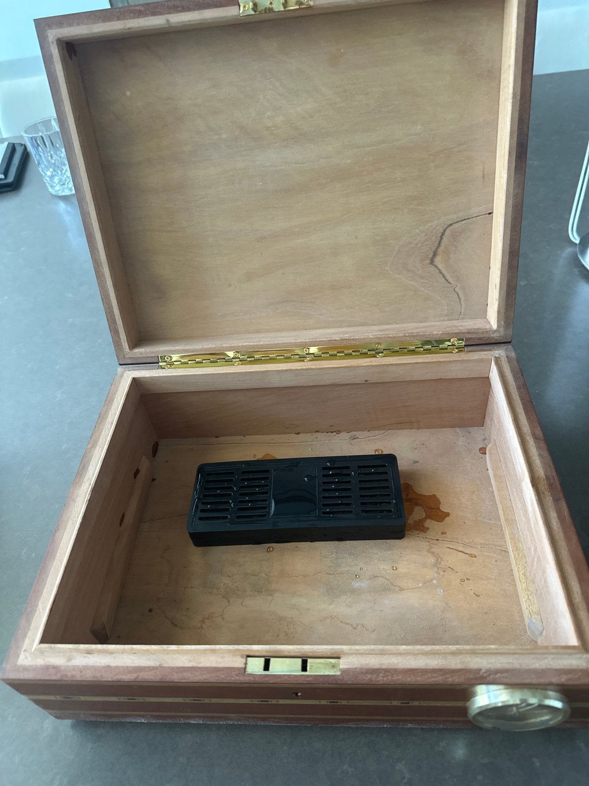 Luxe Houten Sigaren Humidor met Hygrometer en Snijder, Verzamelen, Ophalen of Verzenden, Gebruikt, Overige typen