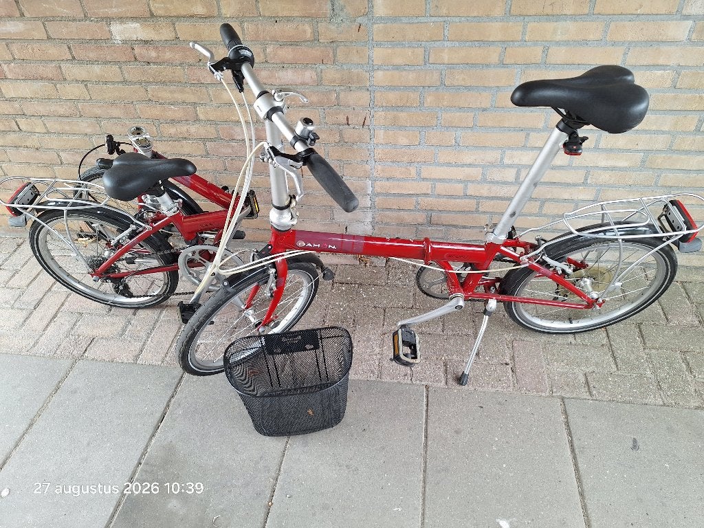 twee stuks Dahon vouwfietsen te koop, Ophalen, 20 inch of meer, Gebruikt, Velgrem