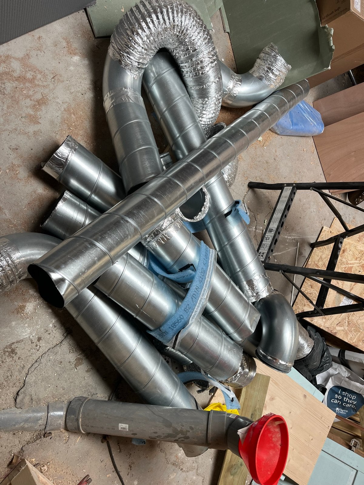 Spirobuizen 125mm en 160mm - ca. 10-15 meter, Ophalen, Overige materialen, Gebruikt, 6 meter of meer