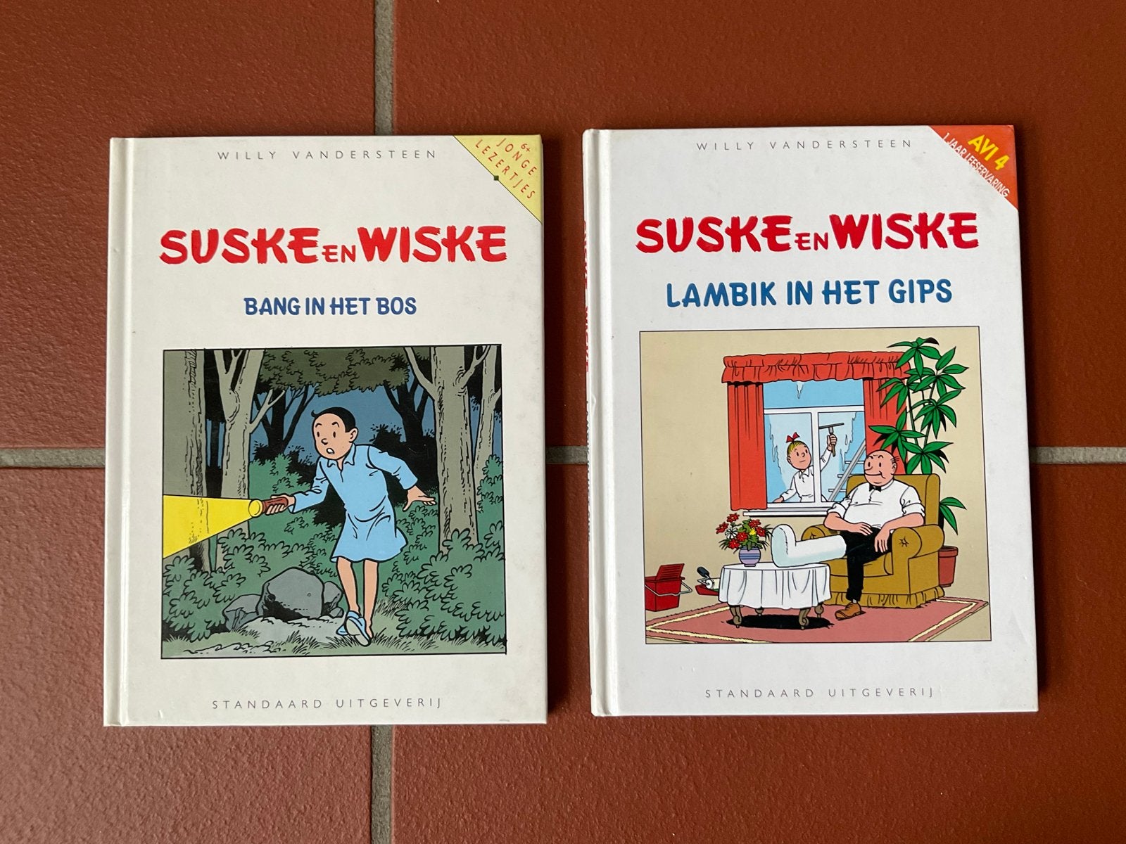 Suske en Wiske: Bang in het Bos & Lambik in het Gips, Meerdere stripboeken, Ophalen of Verzenden, Gelezen