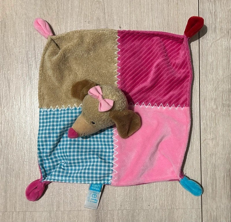 Lief! Lifestyle Knuffeldoekje Hond 30 cm, Overige merken, Nieuw, Ophalen of Verzenden, Wasbaar